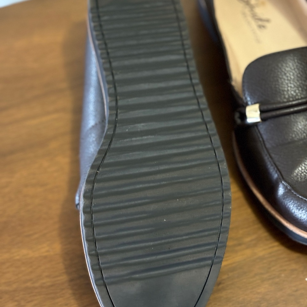 Life Stride Dark Brown Leather Flats - Picture 7 of 8